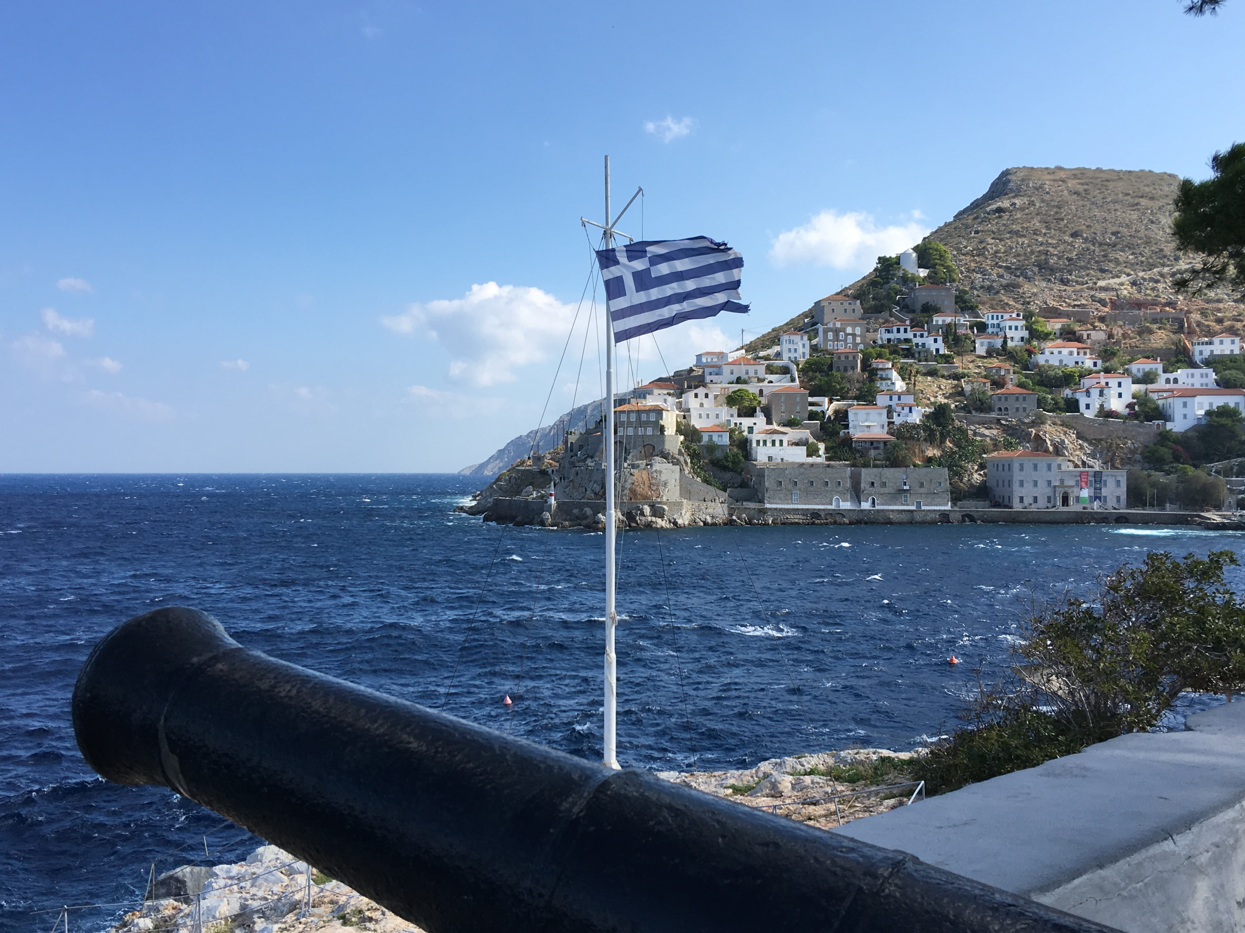 grece canon athene drapeau grec