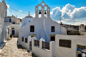 Amorgos chora chapelle cyclade grece