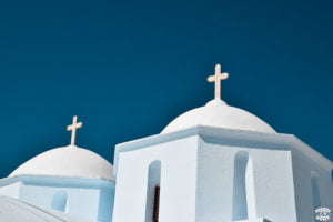 Amorgos chora cyclade grece eglise orthodoxe