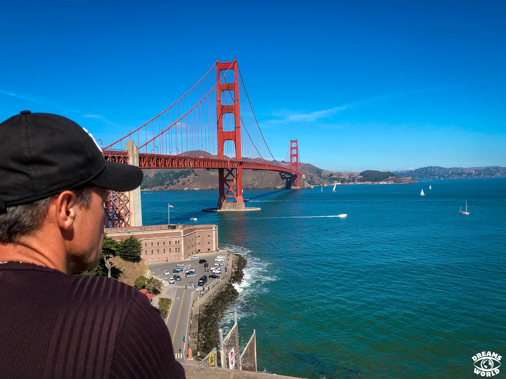 selfie golden gate bridge