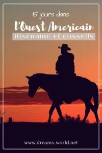 sunset cow boy à cheval