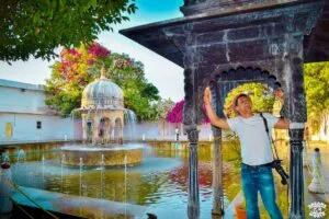 kiosque jardin de la reine Saheliyon Ki Bari Udaipur