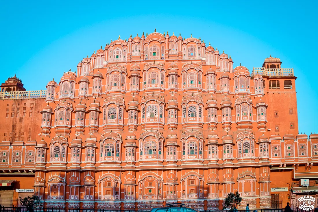 Jaipur Hawa Mahal Palais des vents façade