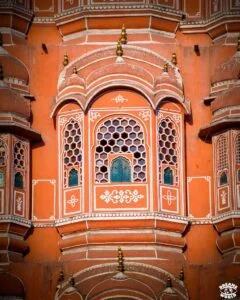 Jaipur Hawa Mahal Palais des vents fenetre