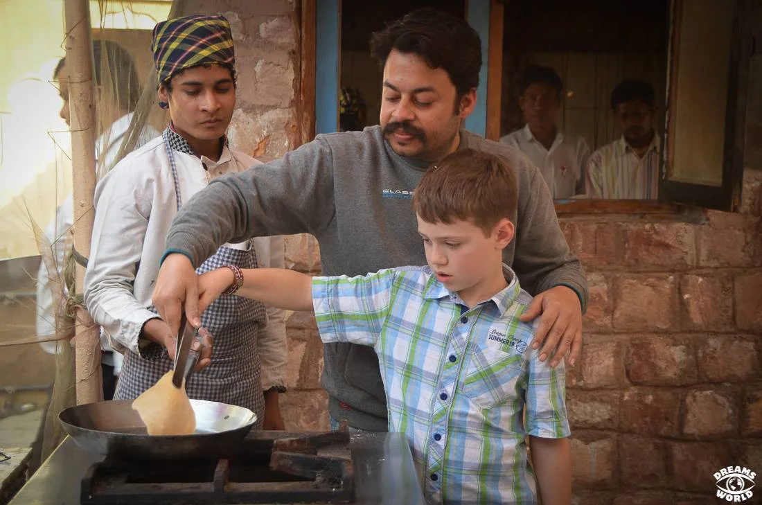 fabrication des naans inde