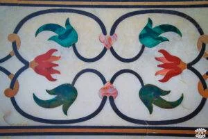 taj Mahal incrustration marbre