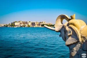 vue udaipur île de Jag Mandir