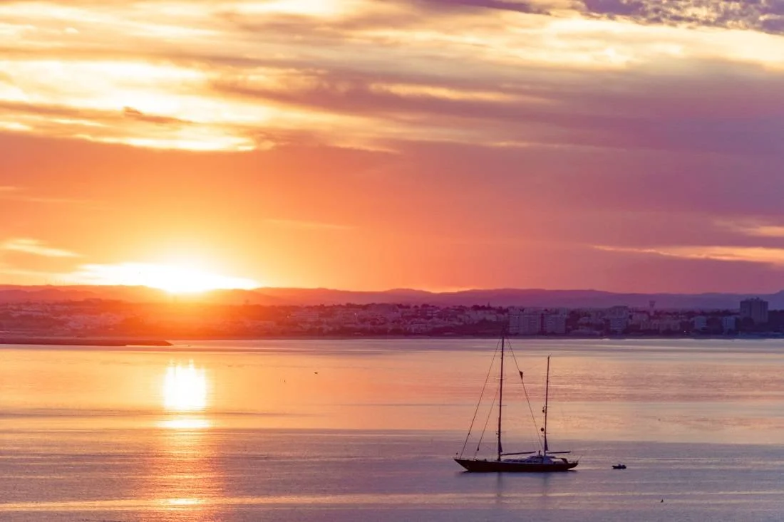 coucher de soleil corse