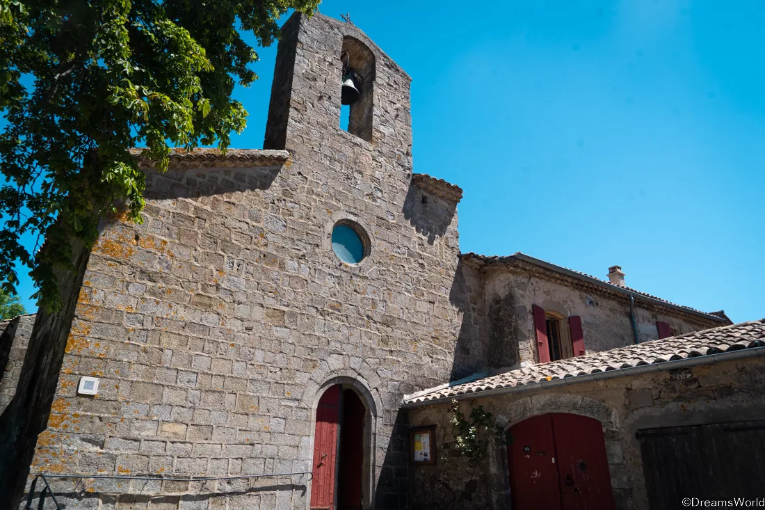 Église de l’assomption Romane de Pranles.