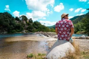 riviere Visite de Ollières sur Eyrieux