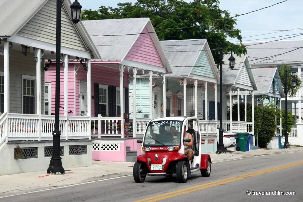 visiter key west floride maisons colorées