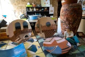 l’atelier des créateurs du Grand Chemin à Pranles