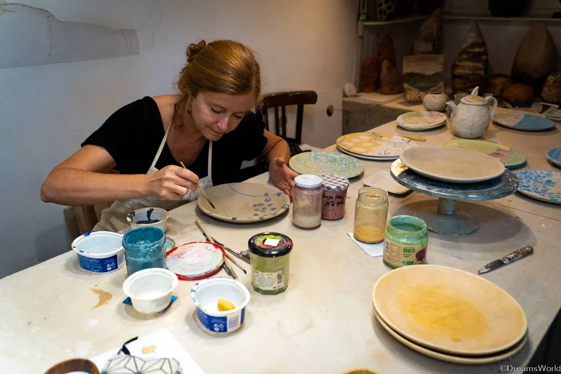 l’atelier des créateurs du Grand Chemin à Pranles