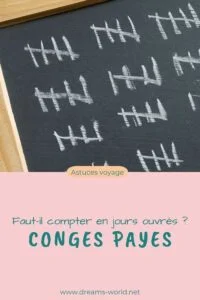 compter ses congés payés