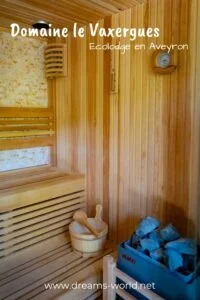 Domaine le vaxergues sauna