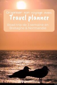 coucher de soleil travel planner